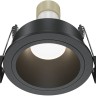DL126-GU10-B Maytoni Technical Share Черный встраиваемый влагозащищенный светильник, IP54, GU10*1*10W