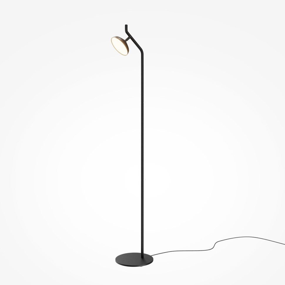 MOD451FL-L8B3K MAYTONI черный светодиодный торшер Vita, 135см, 9W, 3000K