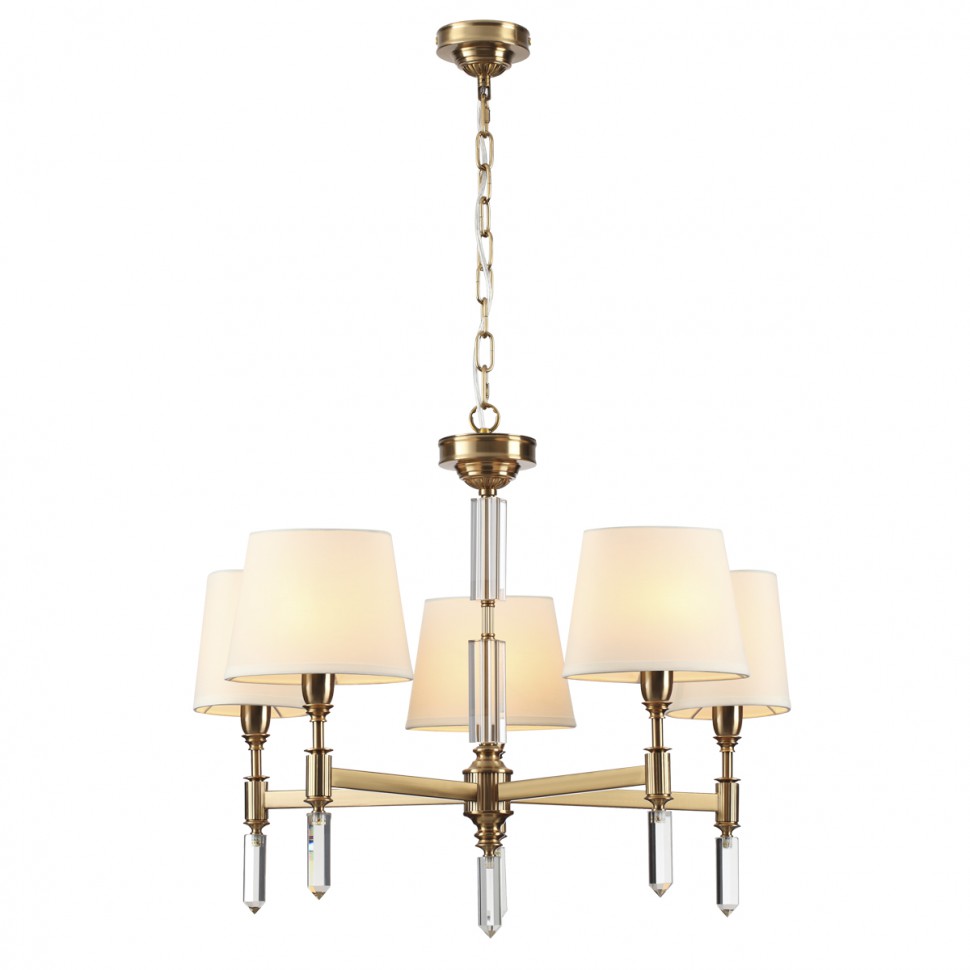 4894/5 ODEON LIGHT EXCLUSIVE кабинетная подвесная/потолочная люстра LONDON Модерн, белый и бронза