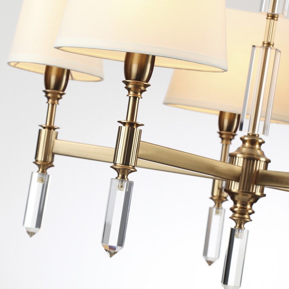 4894/5 ODEON LIGHT EXCLUSIVE кабинетная подвесная/потолочная люстра LONDON Модерн, белый и бронза