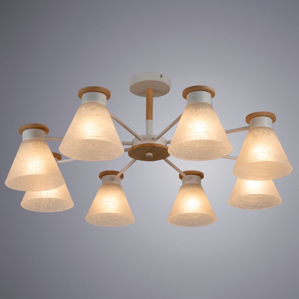 A1031PL-8WH ARTE LAMP потолочная люстра в скандинавском стиле Tyler, E14*8*40W
