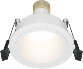 DL126-GU10-W Maytoni Technical Share Белый встраиваемый влагозащищенный светильник, IP54, GU10*1*10W