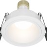 DL126-GU10-W Maytoni Technical Share Белый встраиваемый влагозащищенный светильник, IP54, GU10*1*10W