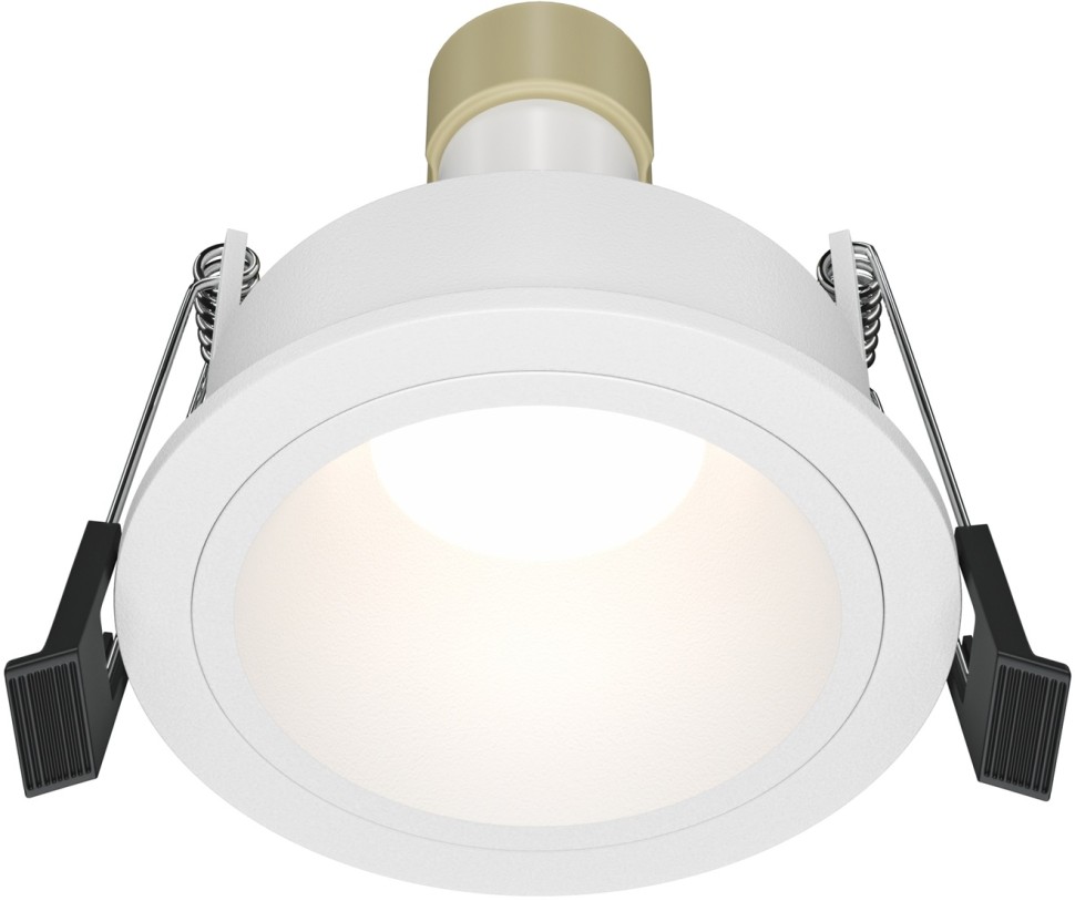 DL126-GU10-W Maytoni Technical Share Белый встраиваемый влагозащищенный светильник, IP54, GU10*1*10W