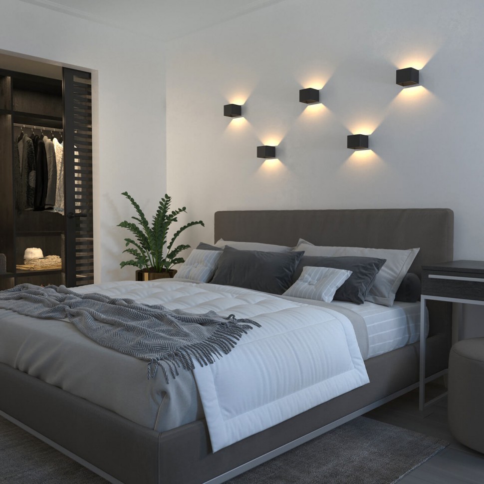 1060 Elektrostandard Настенный светодиодный светильник Corudo Led черный MRL Led 