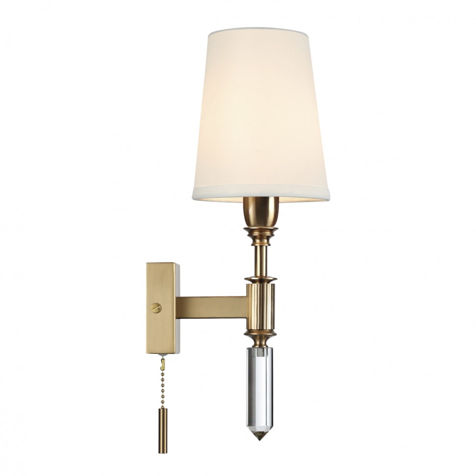 4894/1W ODEON LIGHT EXCLUSIVE бра с выключателем LONDON, белый и бронза