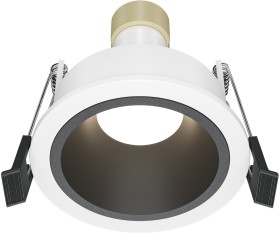 DL126-GU10-WB Maytoni Technical Share Черно-белый встраиваемый влагозащищенный светильник, IP54, GU10*1*10W