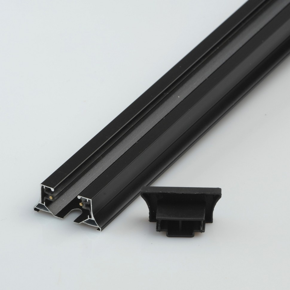 TR 2*1M BL DeMarkt Шинопровод черный 1 метр