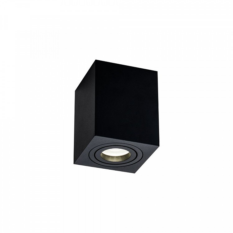 C017CL-01B Maytoni Потолочный накладной светильник Alfa черный, GU10