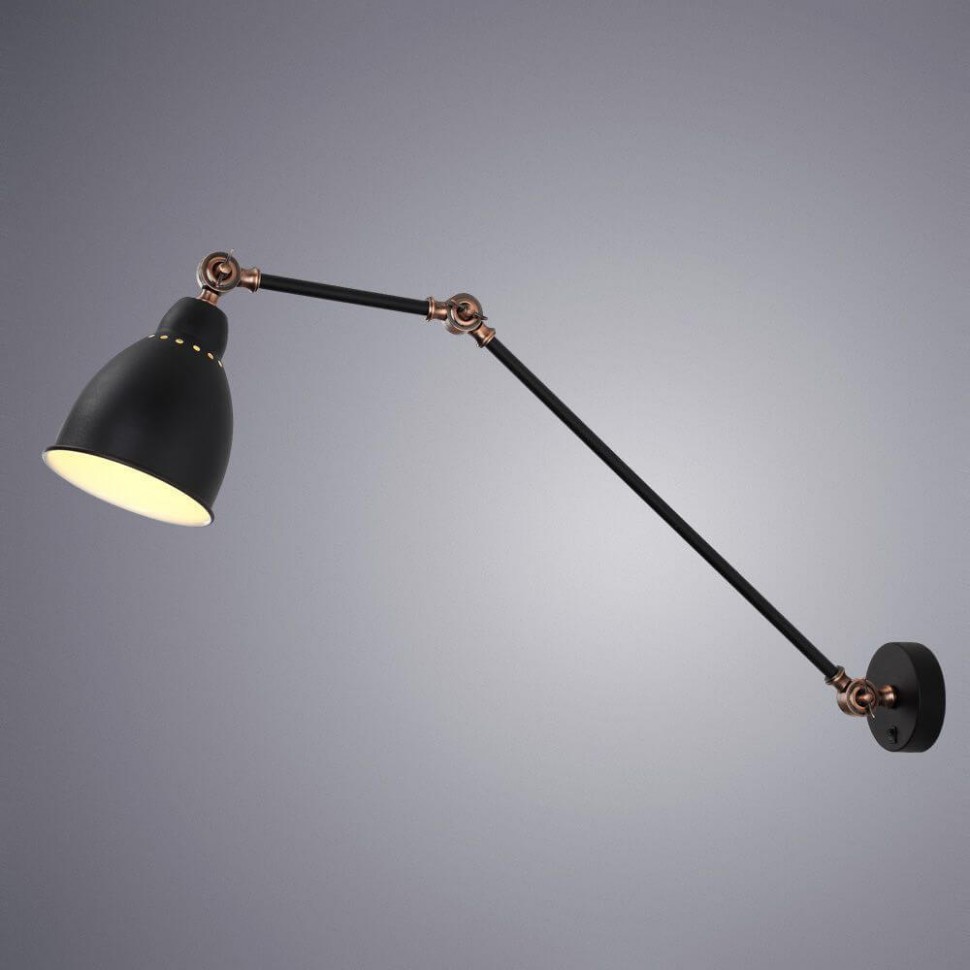 A2055AP-1BK Arte Lamp настенный светильник BRACCIO с выключателем