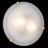 253 золото SONEX DUNA Настенно-потолочный светильник Тарелка, 40см, Е27*2*100W