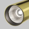 C055CL-L12W3K-W-BS MAYTONI Focus Led накладной светильник спот, поворотный, латунь, светодиодный 12W, 3000K теплый