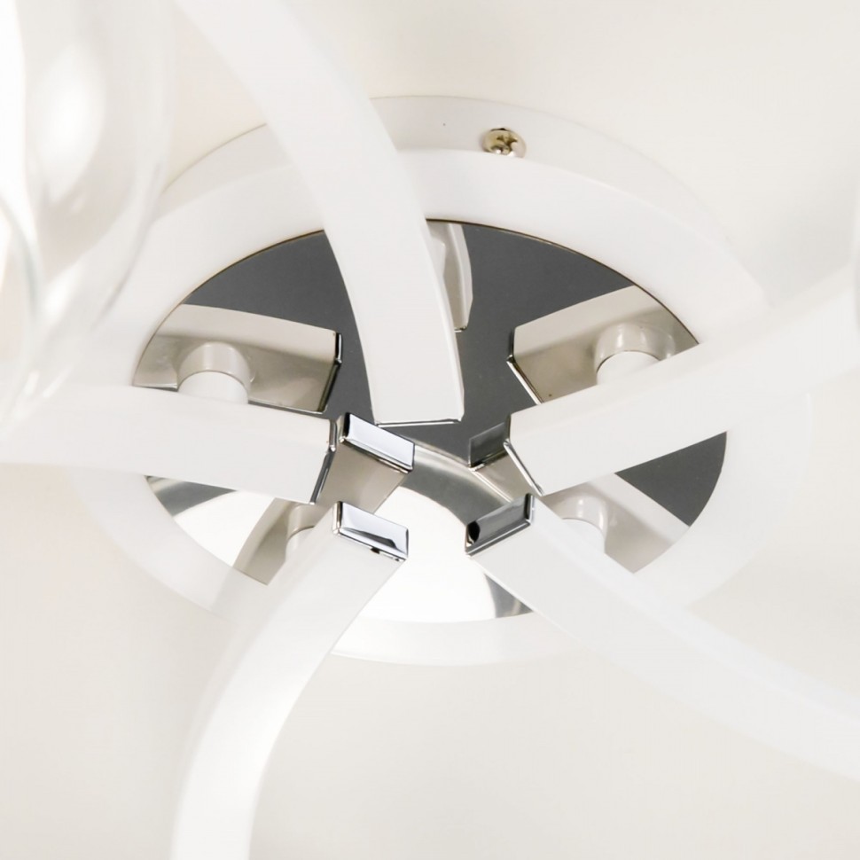 CL152150 Citilux Потолочная люстра Кристи, белая, Е27*5*75W, 54см диаметр