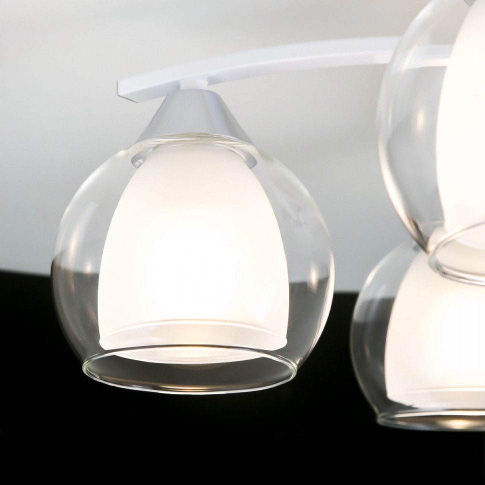 CL152150 Citilux Потолочная люстра Кристи, белая, Е27*5*75W, 54см диаметр