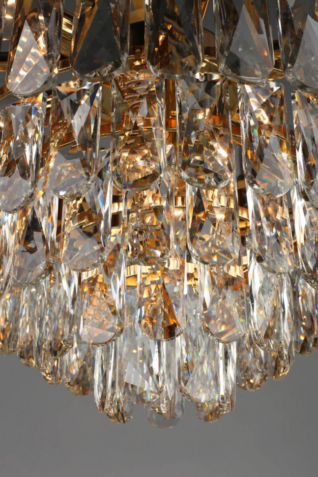 OML-81403-08 Omnilux подвесная люстра Malgrate, хрусталь, золото