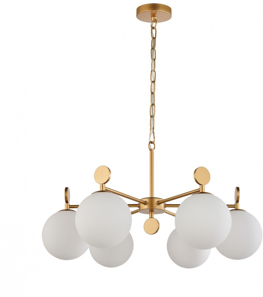 2928-6P FAVOURITE подвесная люстра Absolute, золото, 6 плафонов