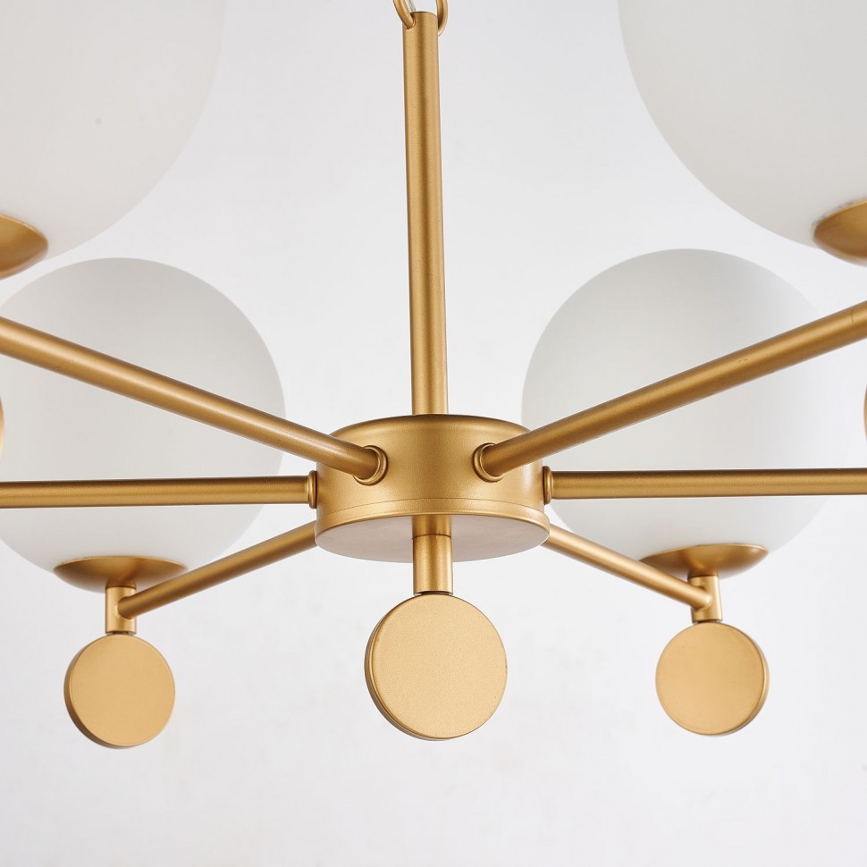 2928-6P FAVOURITE подвесная люстра Absolute, золото, 6 плафонов