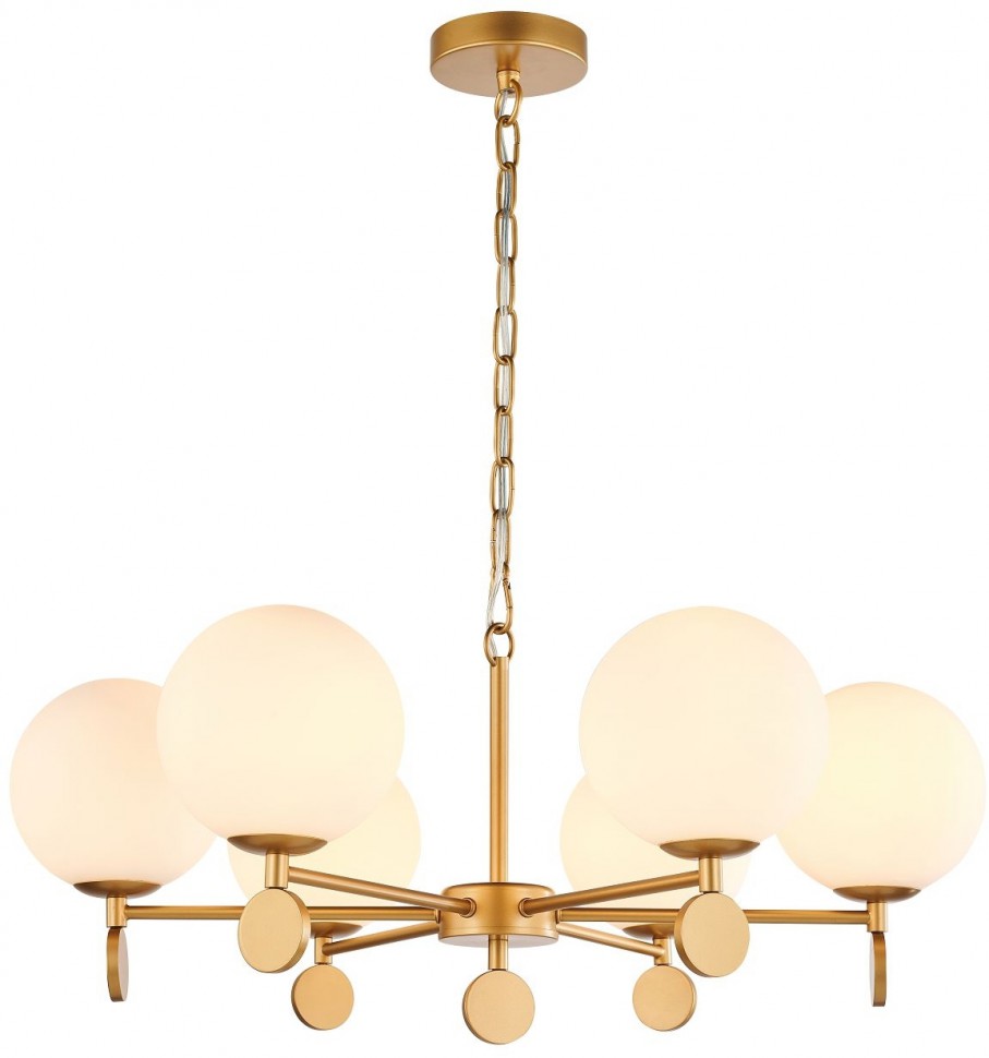 2928-6P FAVOURITE подвесная люстра Absolute, золото, 6 плафонов