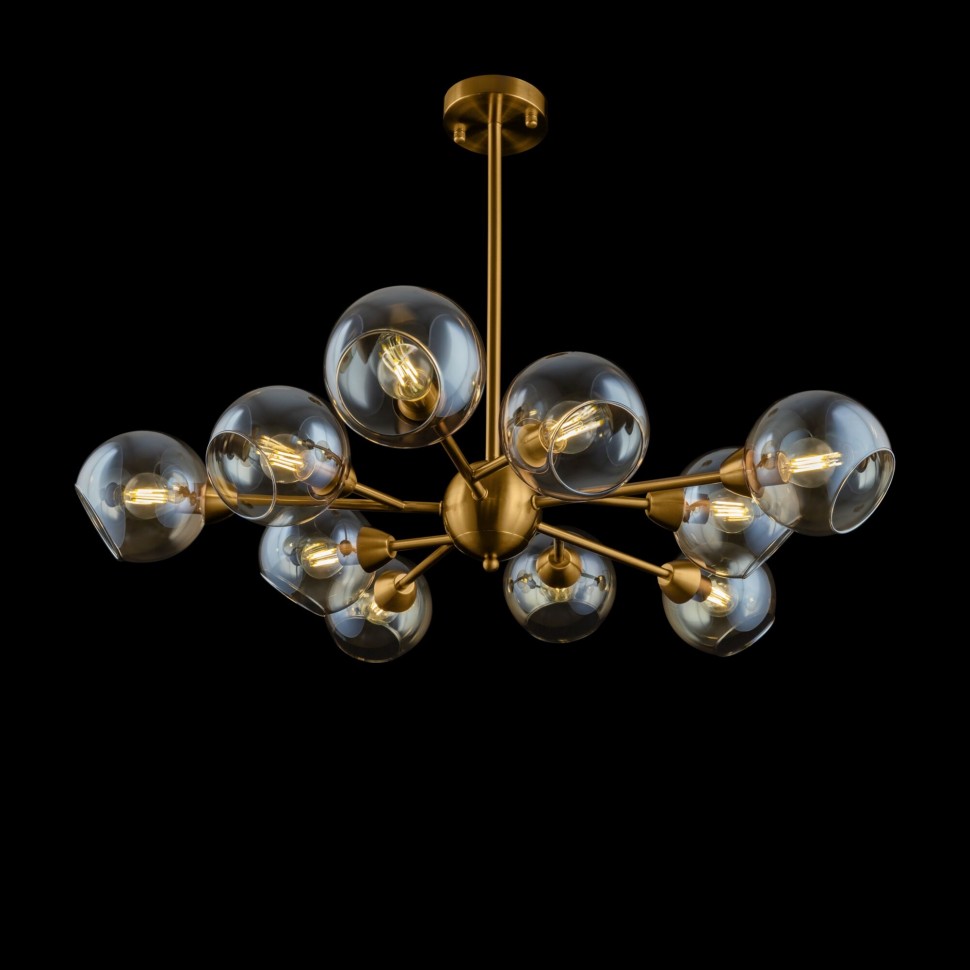 FR5121PL-10G FREYA потолочная люстра Sherry на штанге, E14*10*40W