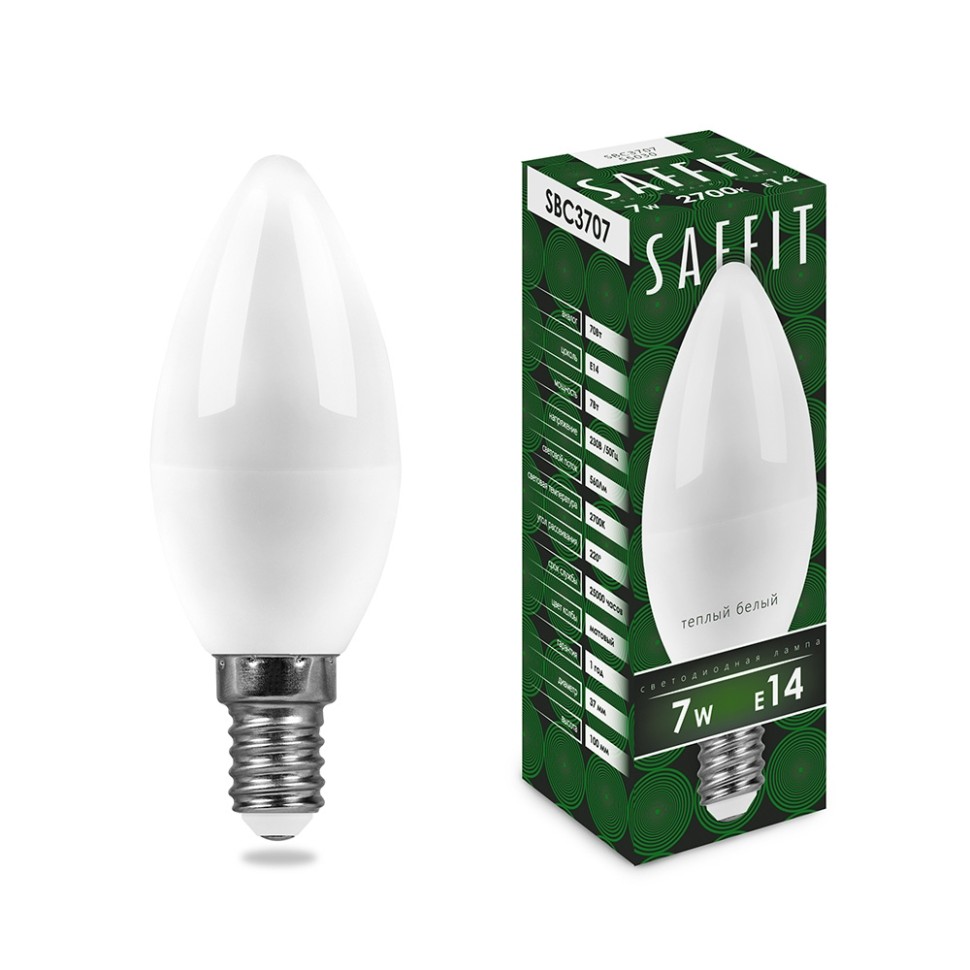 55030 FERON светодиодная лампа E14, 7W, 2700K