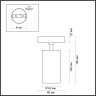 4279/1C ODEON LIGHT Nino настенно-потолочный накладной светильник GU10*1*50W, античная бронза