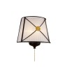 CL409322 CITILUX бра с выключателем Дрезден, черный, белый