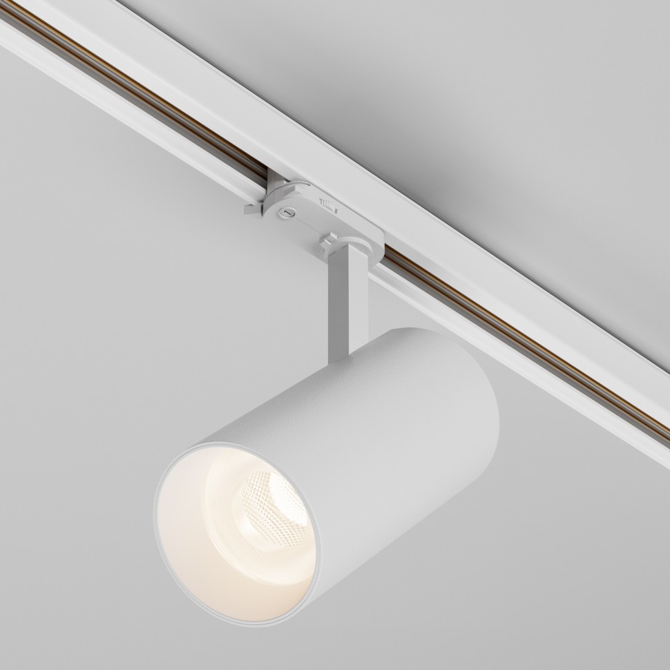 TR197-3-40WCCT-M-W Maytoni Focus LED Белый трековый однофазный светодиодный светильник 220V, 40W, 2700-5000K