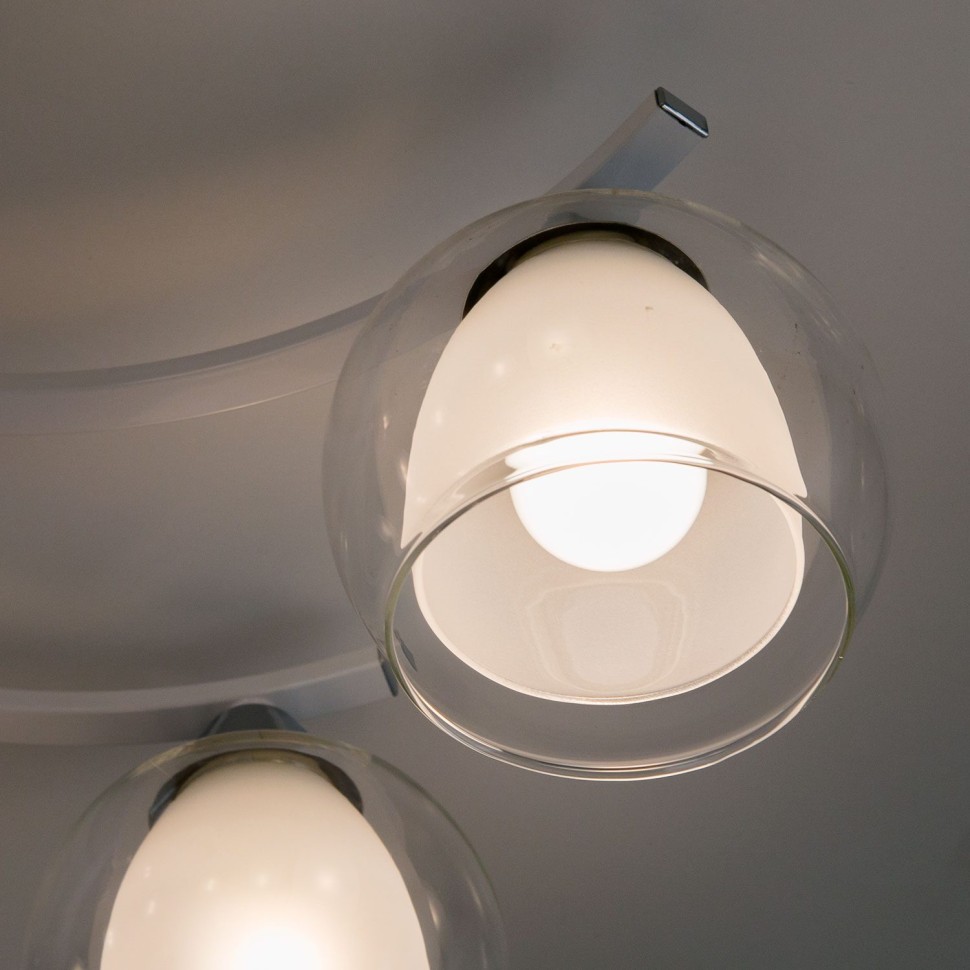 CL152180 Citilux Потолочная люстра Кристи, белая, Е27*8*75W, 79см диаметр