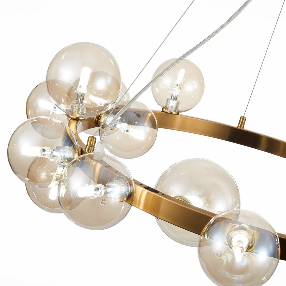 SL1165.303.15 ST-Luce подвесная люстра Necton, G4*15*3W, бронза