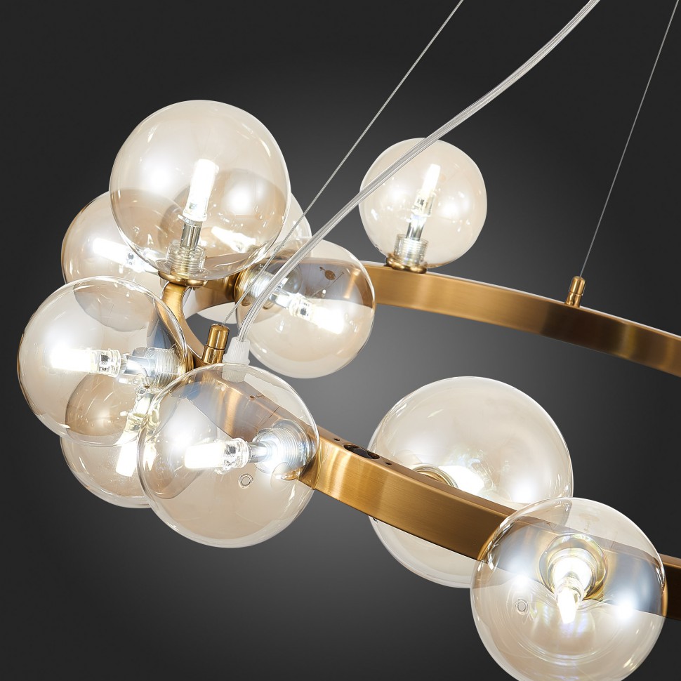 SL1165.303.15 ST-Luce подвесная люстра Necton, G4*15*3W, бронза