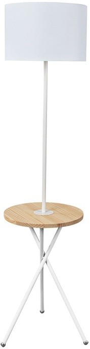 A2070PN-1WH ARTE LAMP белый торшер Combo на треноге со столиком