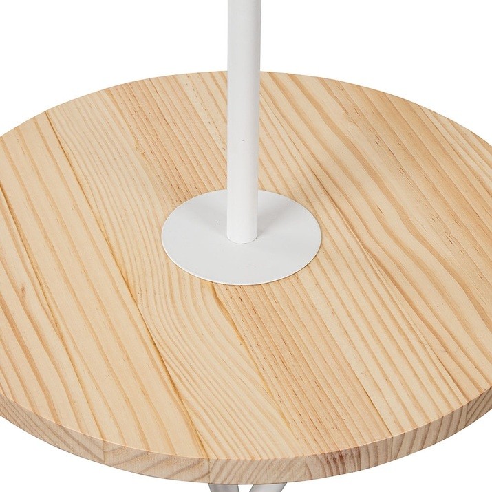 A2070PN-1WH ARTE LAMP белый торшер Combo на треноге со столиком