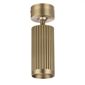 4279/1C ODEON LIGHT MANCHESTER настенно-потолочный накладной светильник GU10*1*10W, латунь