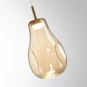 5098/4L ODEON LIGHT подвесной светодиодный светильник VASO 4W, 4000K, 388Lm, бронза, янтарный, стекло, 13см диаметр