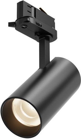 TR197-3-12WCCT-M-B Maytoni Technical Черный трековый трехфазный светодиодный светильник  Focus LED, 12W, 220V, 2700-5000K