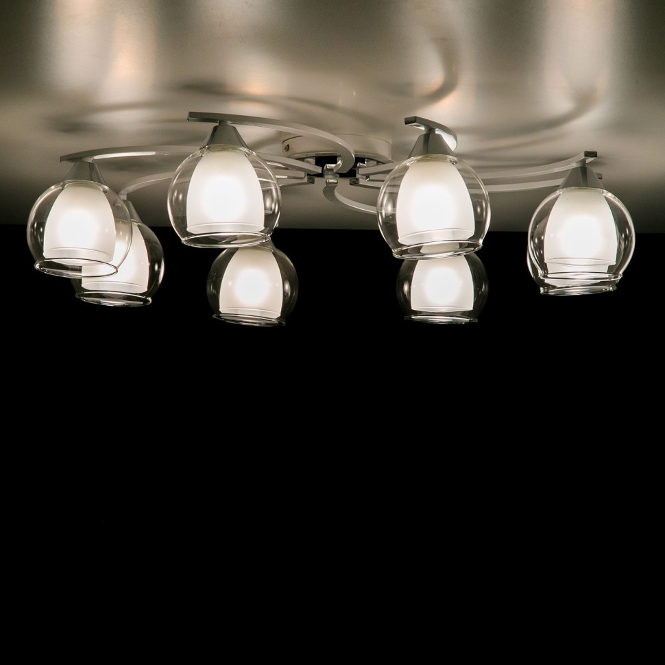 CL152187 Citilux Потолочная люстра Кристи, хром, Е27*8*75W, 79см диаметр