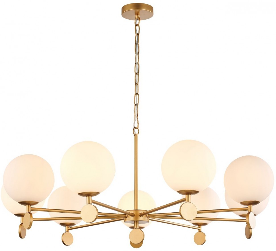 2928-9P FAVOURITE подвесная люстра Absolute, золото, 9 плафонов