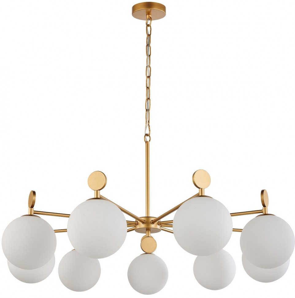 2928-9P FAVOURITE подвесная люстра Absolute, золото, 9 плафонов
