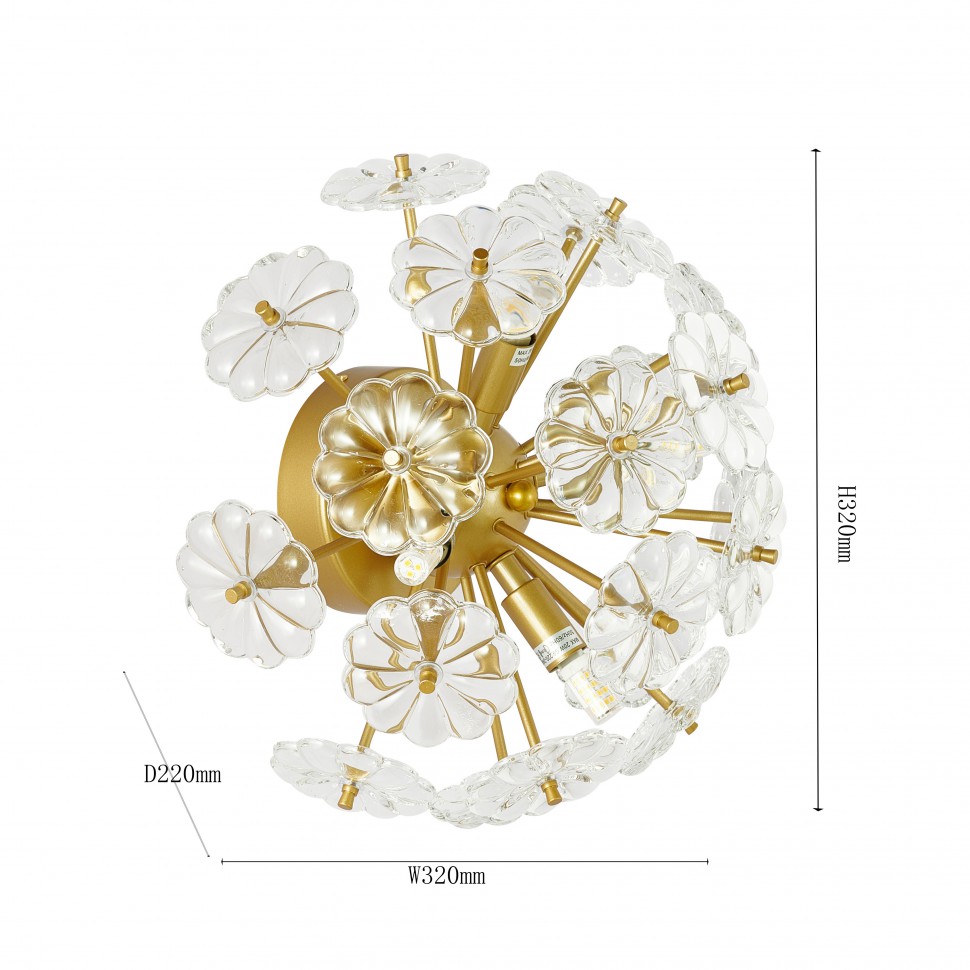 2620-4W Favourite настенный светильник Pienene