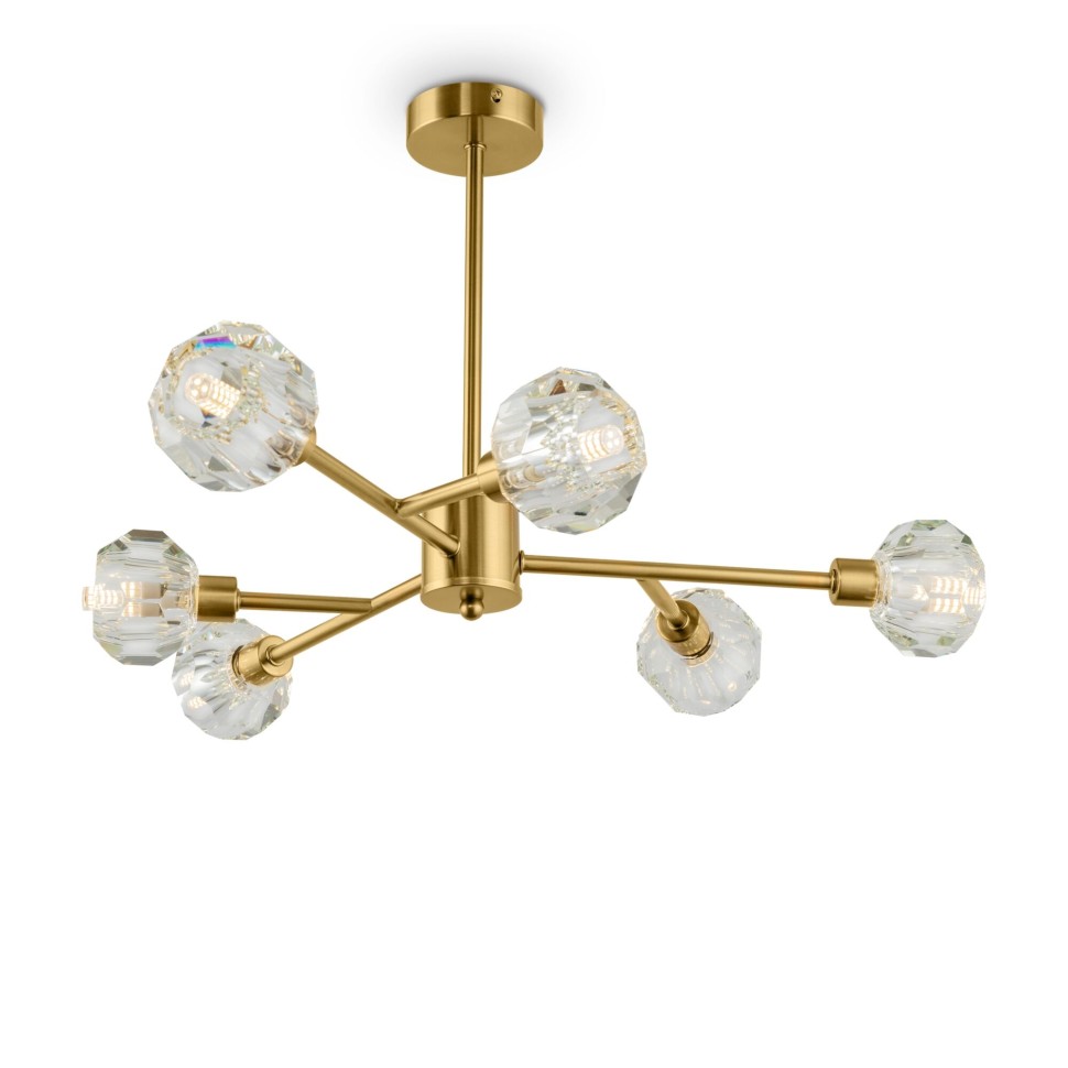 FR5114PL-06BZ FREYA люстра на штанге Grace, G9*6*40W, бронза