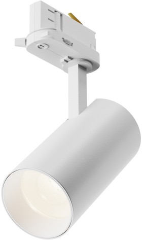 TR197-3-12WCCT-M-W Maytoni Technical Белый трековый трехфазный светодиодный светильник  Focus LED, 12W, 220V, 2700-5000K