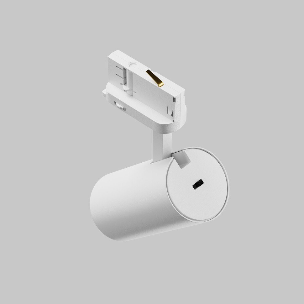 TR197-3-12WCCT-M-W Maytoni Technical Белый трековый трехфазный светодиодный светильник  Focus LED, 12W, 220V, 2700-5000K