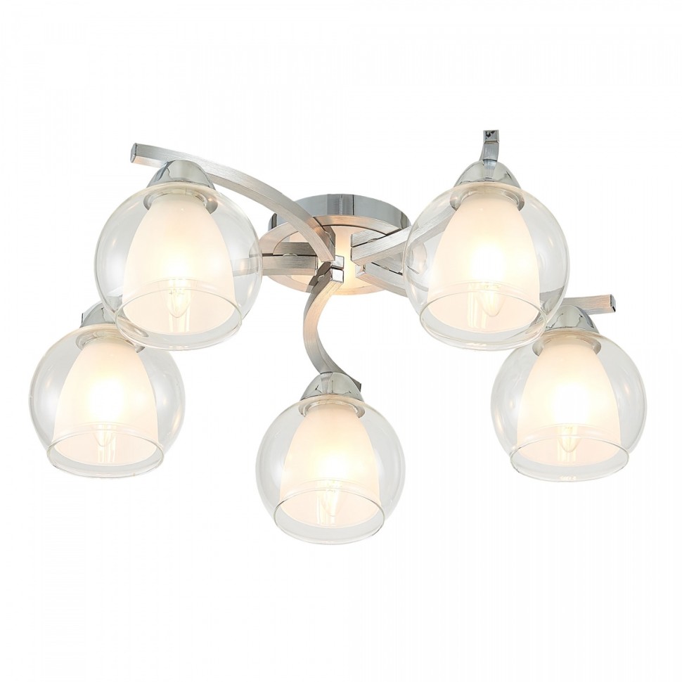 CL152157 Citilux Потолочная люстра Кристи, хром, Е27*5*75W, 54см диаметр