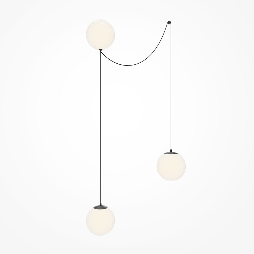 MOD427PL-L30B3K1 Maytoni Twins Подвесной светодиодный светильник, 26W, 3000K, Шары 20см