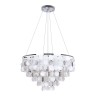 A4100LM-8CC Arte Lamp Подвесная люстра Pipirima, хром, перламутр, 62см диаметр, E14*8*40W