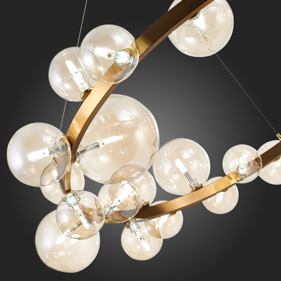 SL1165.303.24 ST-Luce подвесная люстра Necton, G4*24*3W, бронза