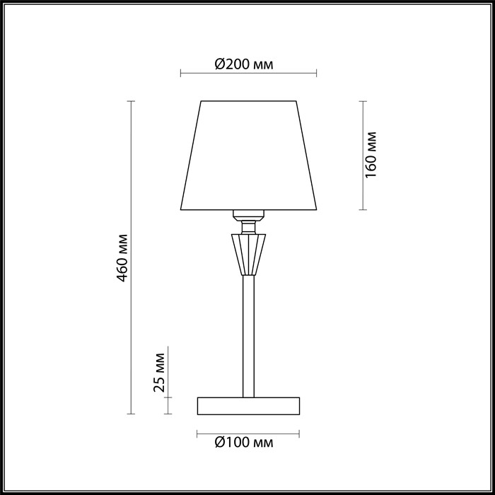 3733/1T LUMION NEOCLASSI настольная лампа LORAINE, белый, матовое золото, хром