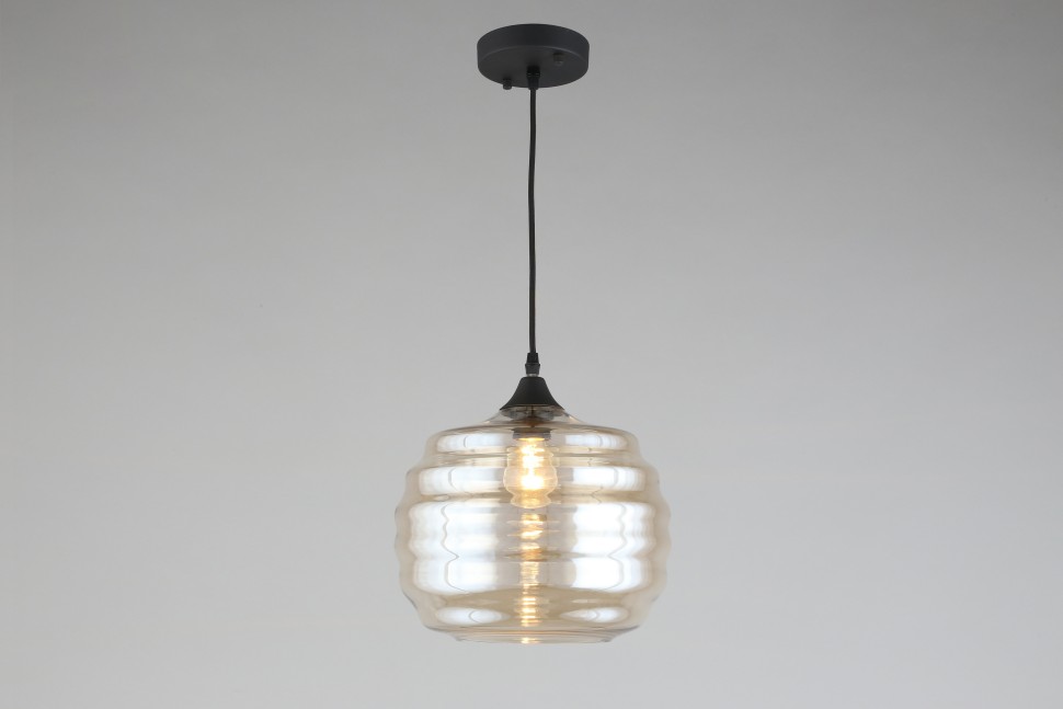 APL.605.06.01 APLOYT подвес Morgan, черный, янтарный