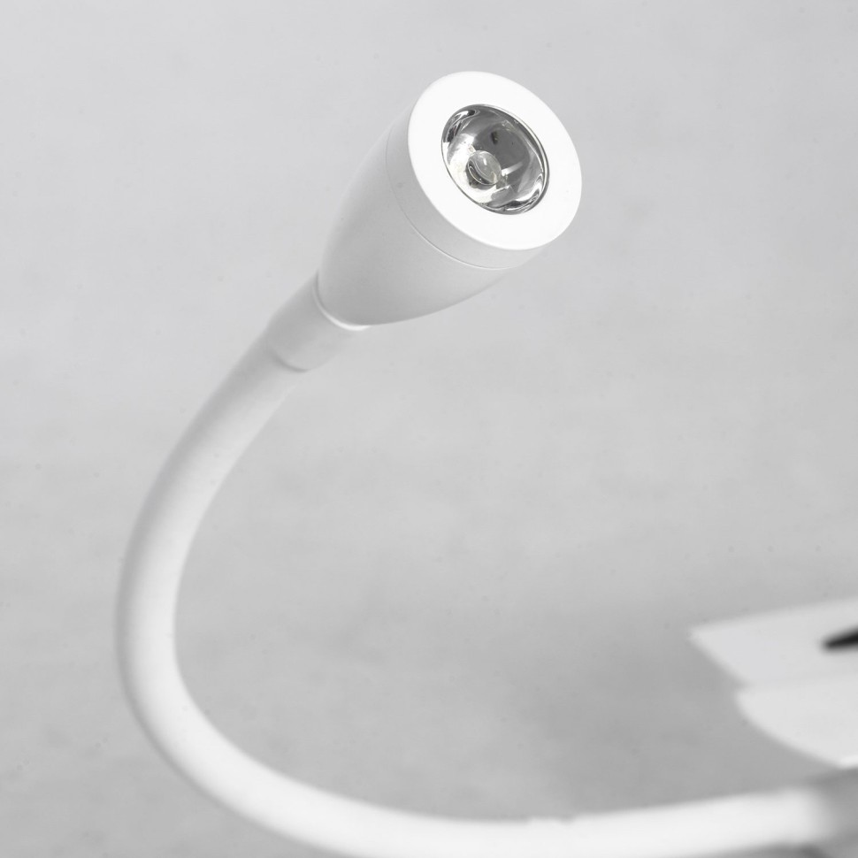 LSP-8234 LUSSOLE LGO бра с подсветкой для чтения Cozy, 2 выключателя, E27*1*40W+1W*LED