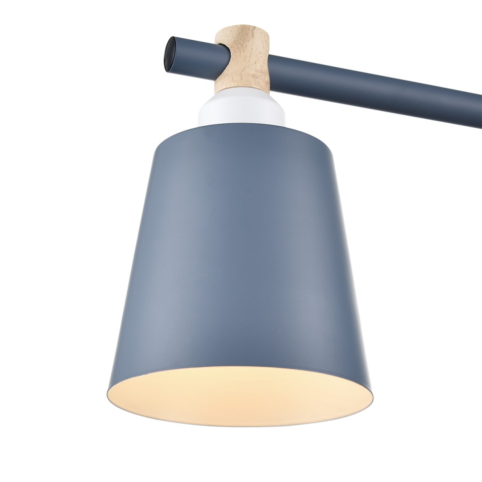 8098/3C LUMION потолочная люстра ROSALINA в скандинавском стиле, синяя, дерево, E27*3*60W